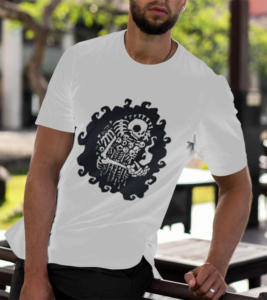 First Of The Dead Celestigail Intricate Skeleton Monster T-Shirt