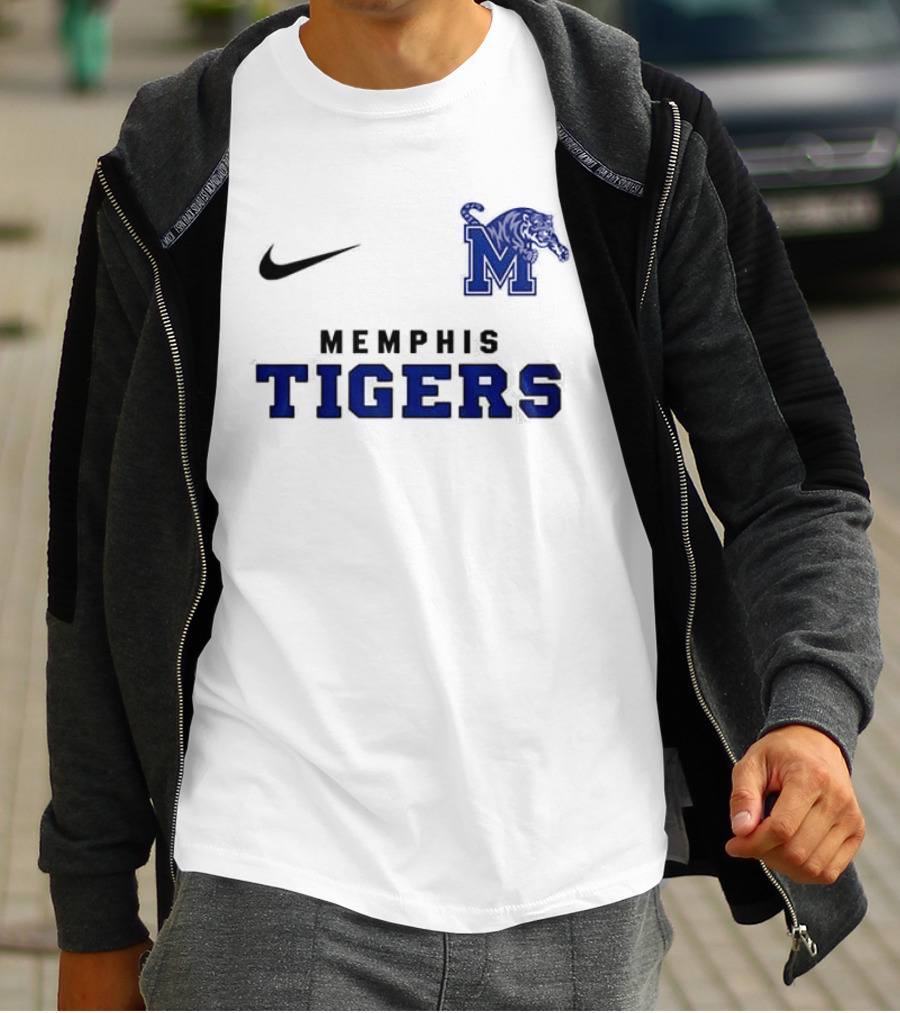 Memphis Tigers Snoopy And Friend It's The Most Wonderful Time Of The Year Nike Tiger M T-Shirt