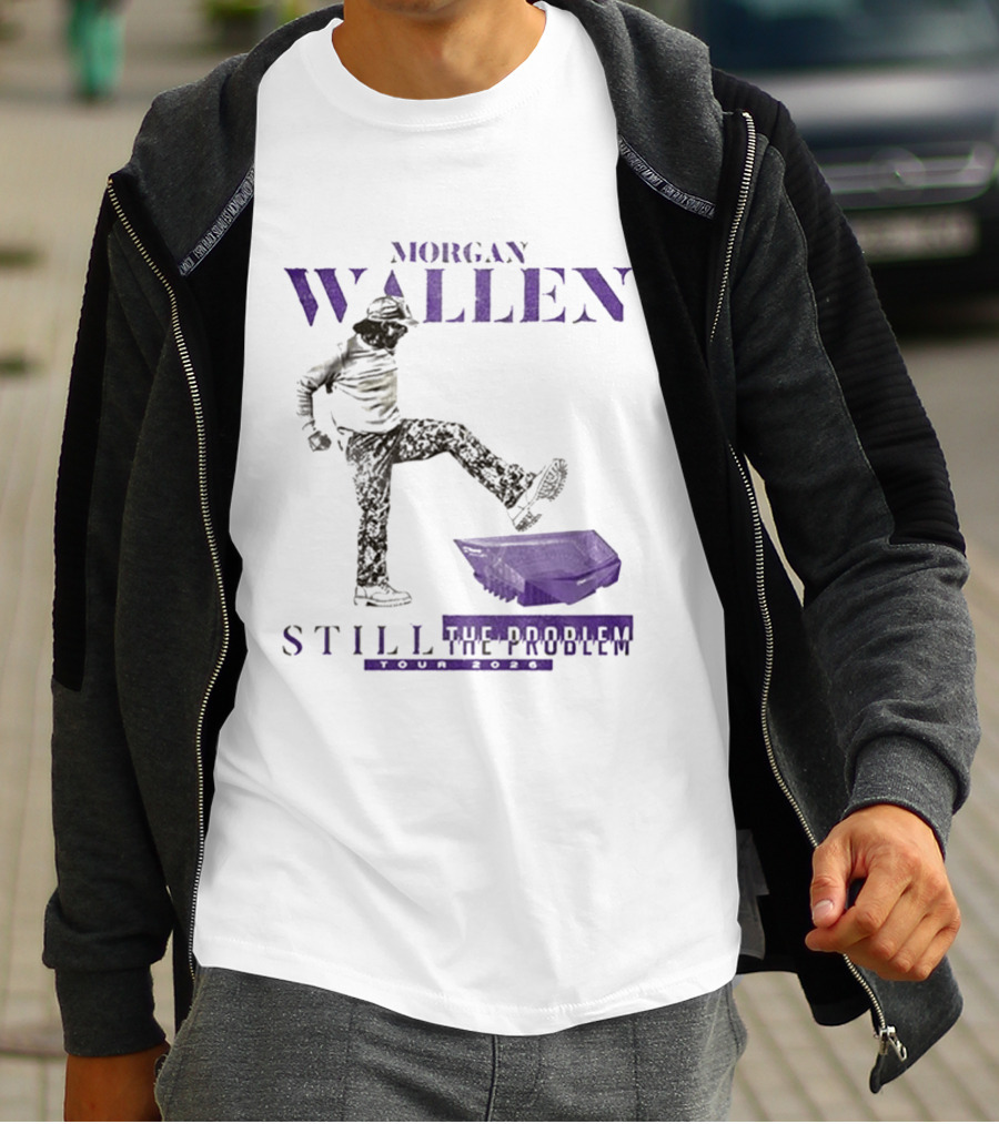 Morgan Wallen Still The Problem Tour 2026 Minnesota Vikings Collaboration T-Shirt
