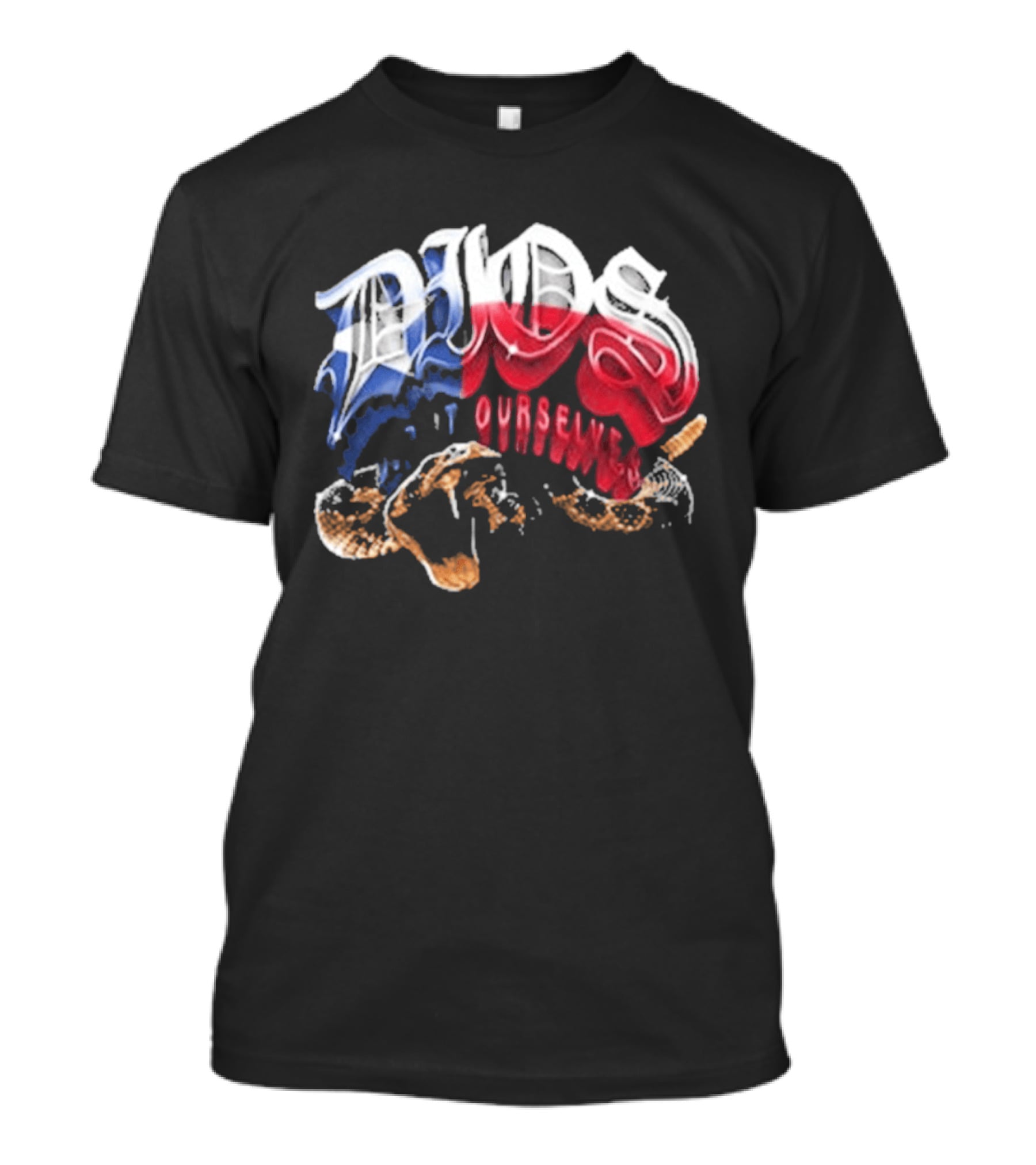 Dios Did It Ourselves Familia Dominican Flag Colors Rugged Hands T-Shirt