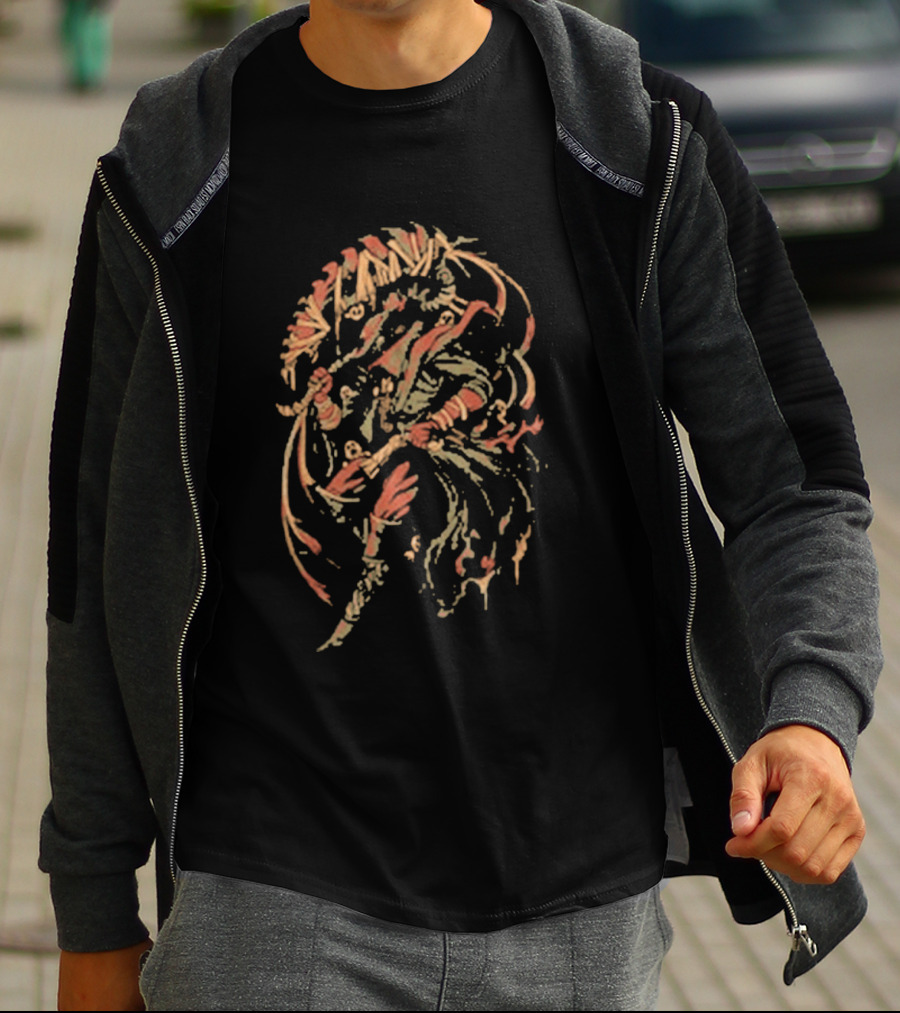 Endless Hunt Ilustrata Samurai Warrior T-Shirt