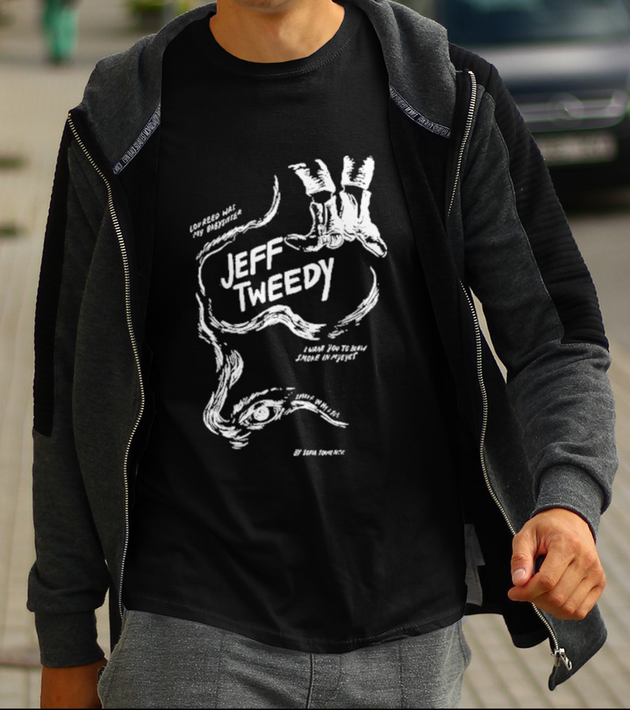 Jeff Tweedy Lou Reed Was My Babysitter Hand T-Shirt