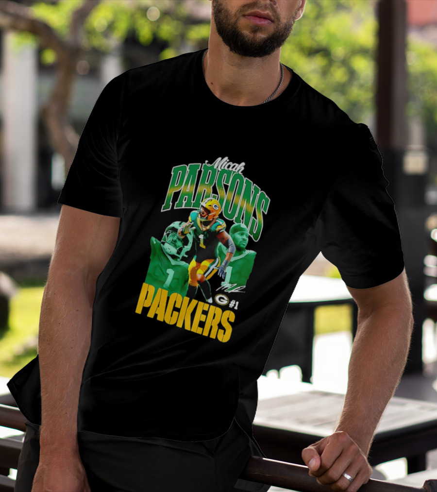 Micah Parsons Green Bay Packers NFL Iconic 2023 #1 T-Shirt