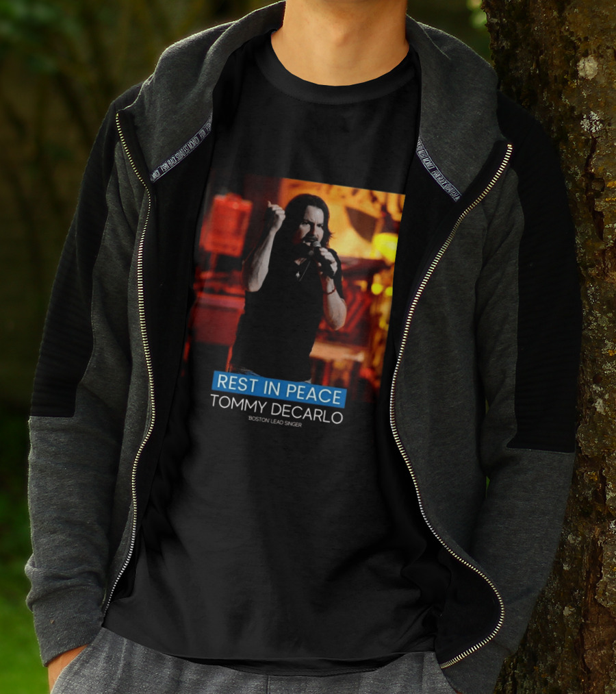 Rest In Peace Tommy Decarlo Boston Lead Singer T-Shirt