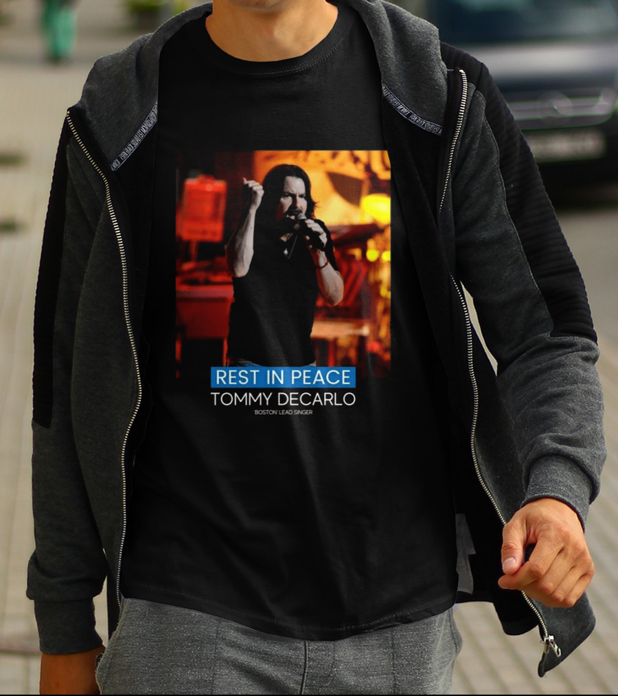 Rest In Peace Tommy Decarlo Boston Lead Singer T-Shirt