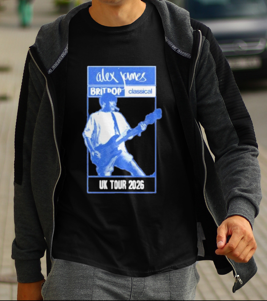 Alex James Britpop Classical UK Tour 2023 T-Shirt