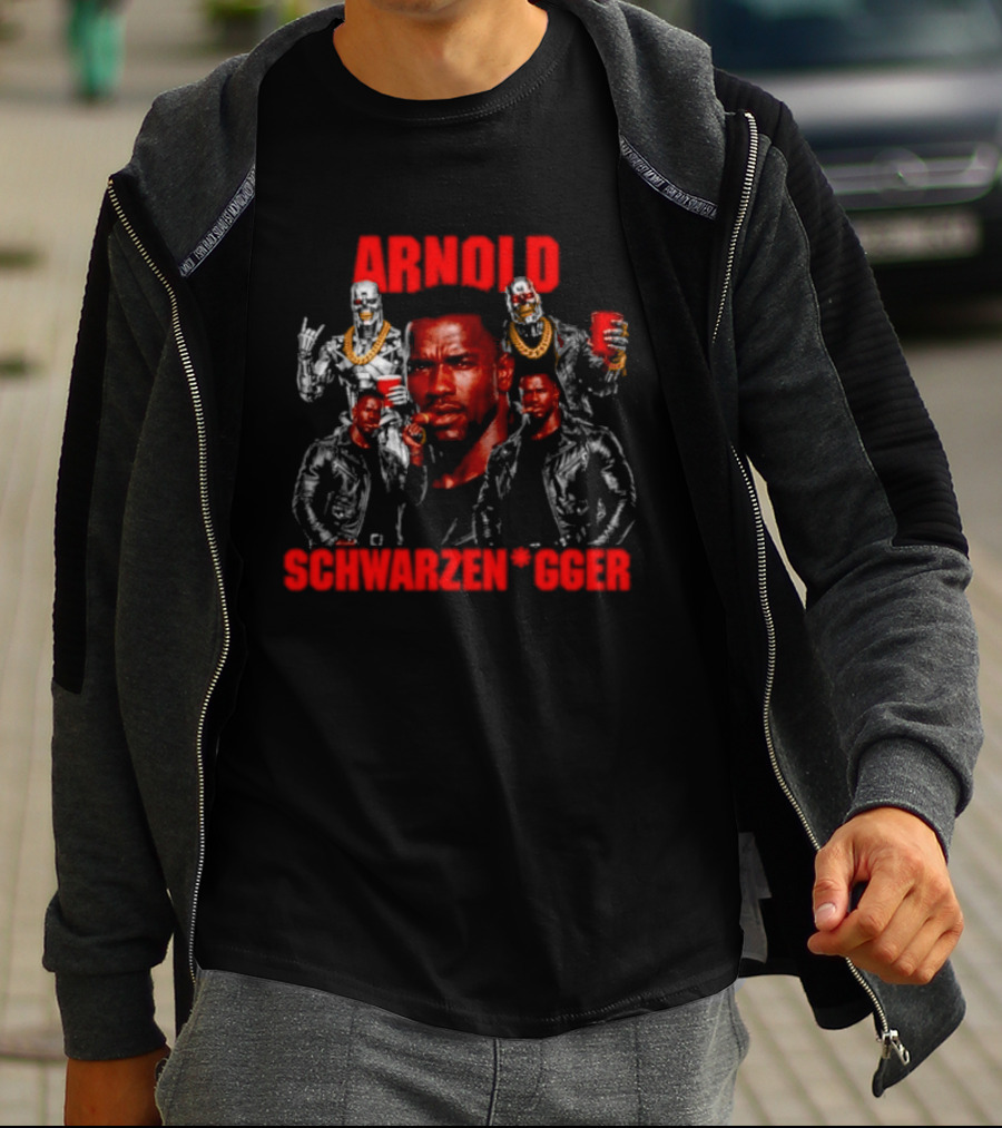 Arnold Schwarzenegger Iconic Movie Characters And Bodybuilding Poses T-Shirt
