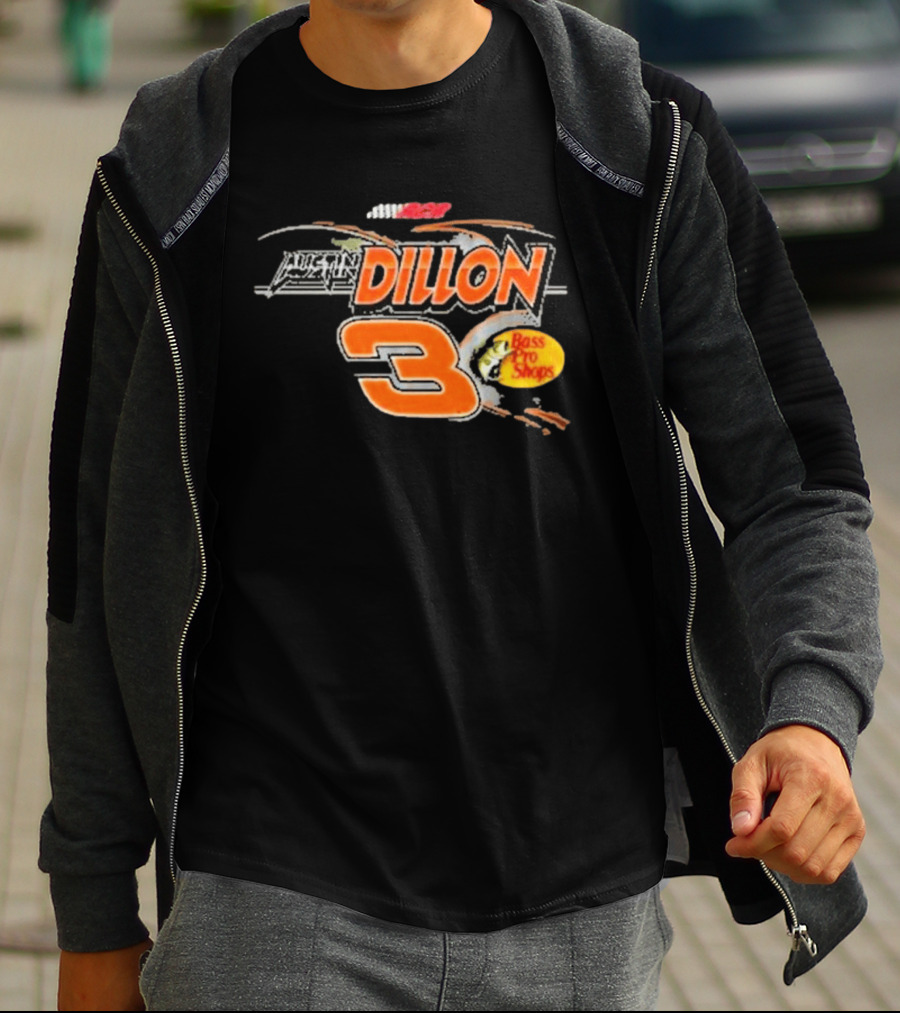 Austin Dillon 3 Bass Pro Shops 2026 Racing T-Shirt