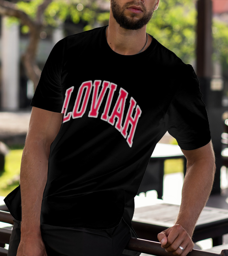 Empire Loviah Team Bold Red Arch Lettering T-Shirt