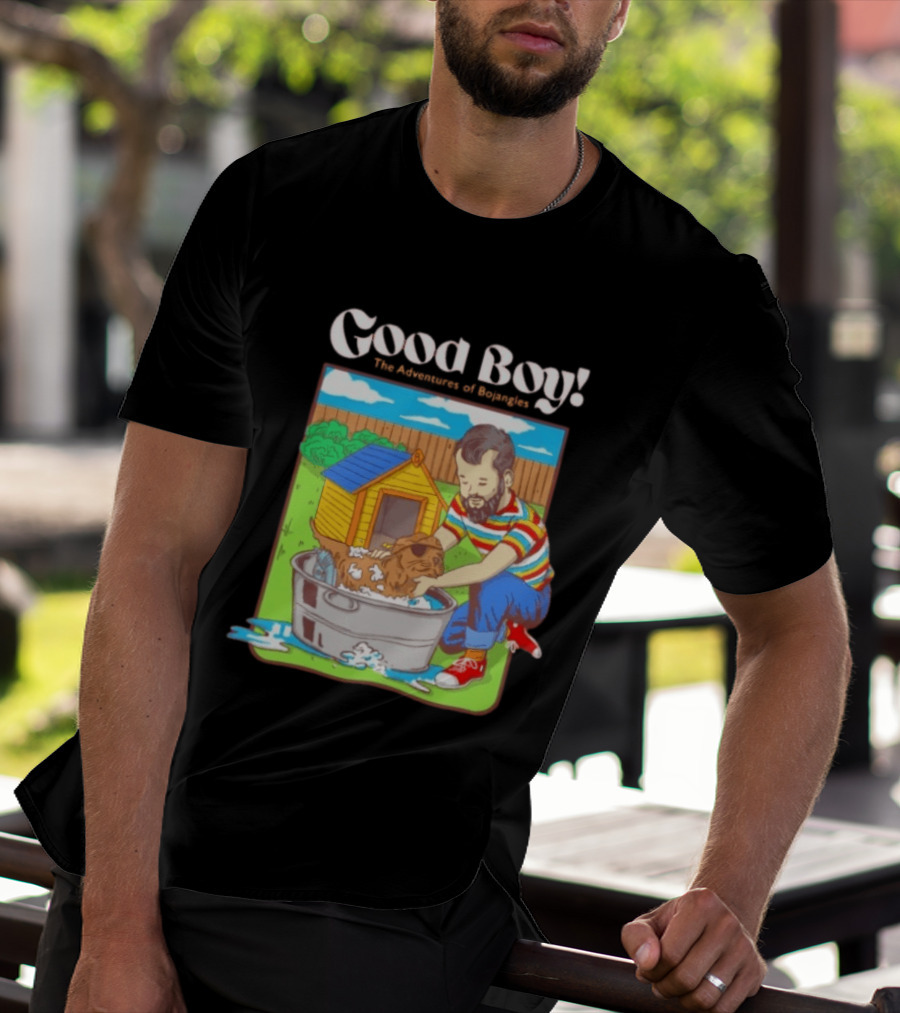 Good Boy The Adventures Of Bojangles Dog Bath Scene T-Shirt