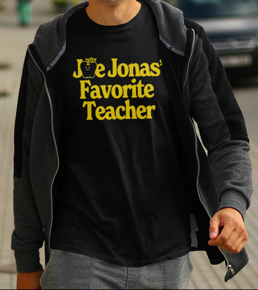 Joe Jonas' Favorite Teacher Bear Sketch T-Shirt
