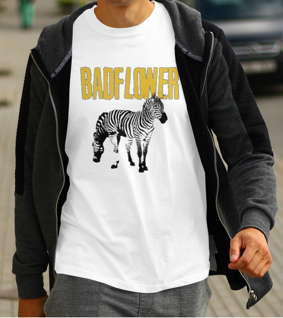Badflower Zebra T-Shirt