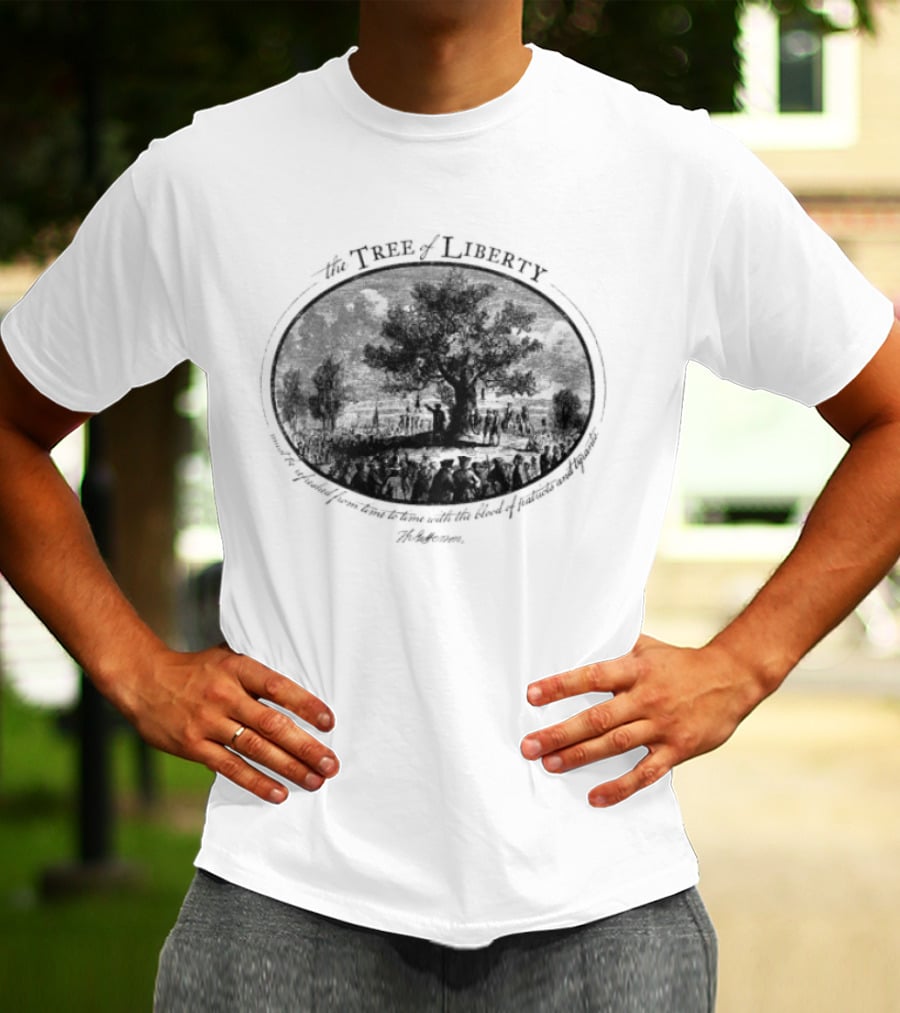 Thomas Jefferson Tree Of Liberty Political Philosophy T-Shirt