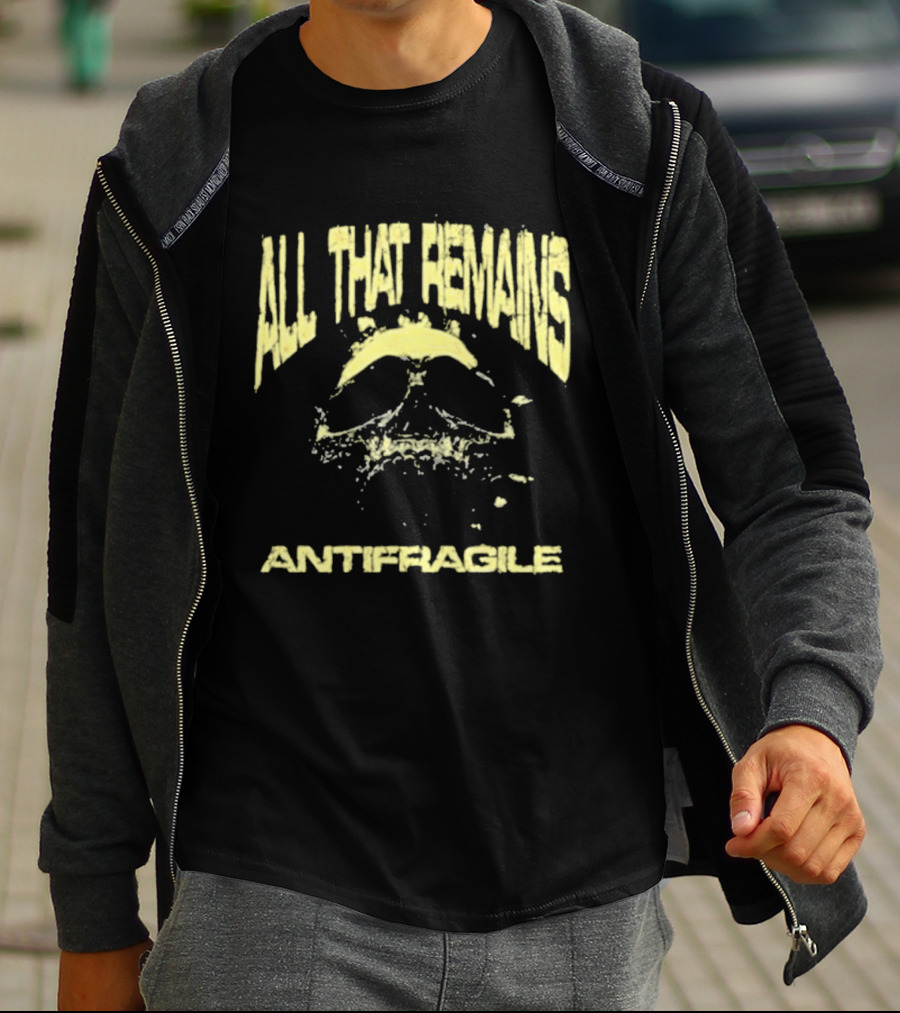 All That Remains Antifragile Distressed Crescent T-Shirt