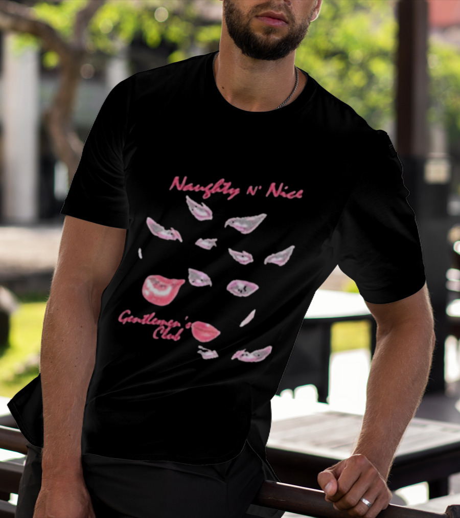 Naughty N' Nice Eyes Gentlemen's Club T-Shirt
