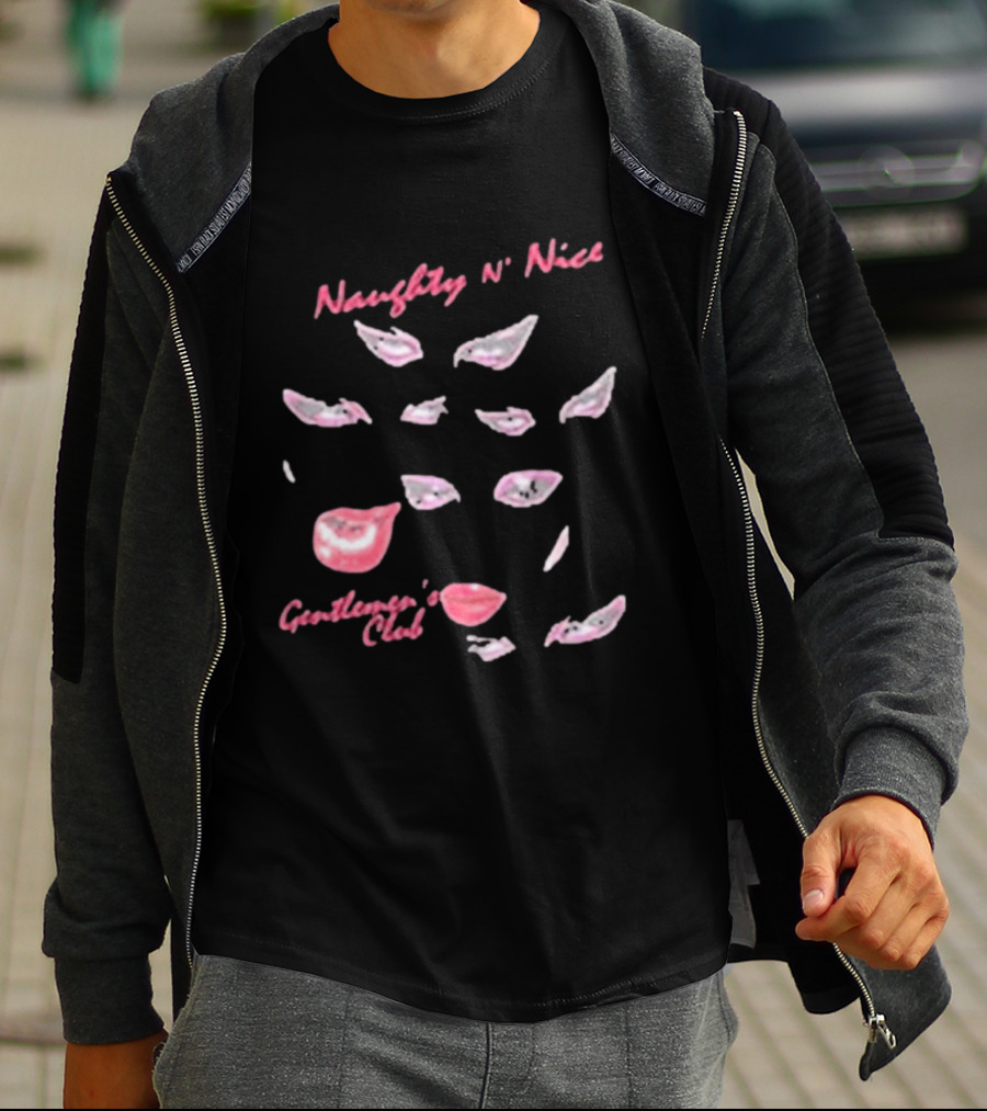 Naughty N' Nice Eyes Gentlemen's Club T-Shirt