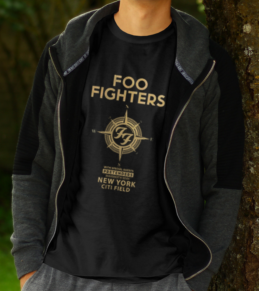 Foo Fighters Citi Field East Coast Tour Collaboration T-Shirt