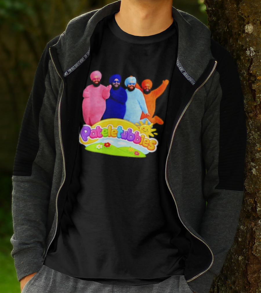 Pateletubbies Indian Characters With Colorful Outfits T-Shirt