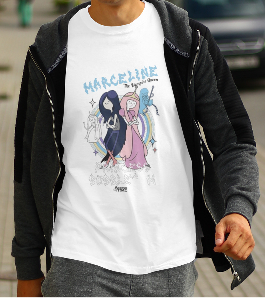Adventure Time Marceline The Vampire Queen Princess Bubblegum T-Shirt