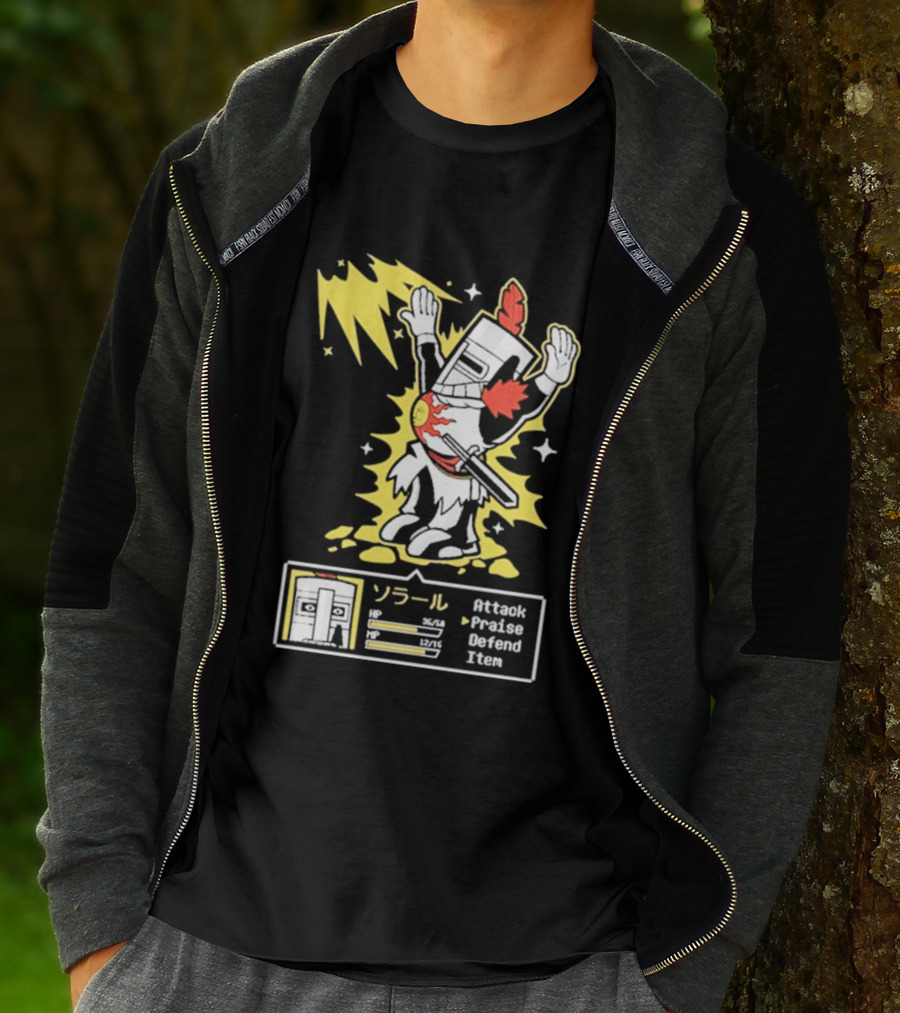 Solar Man Goblin Tengu Attack Praise Defend Item T-Shirt