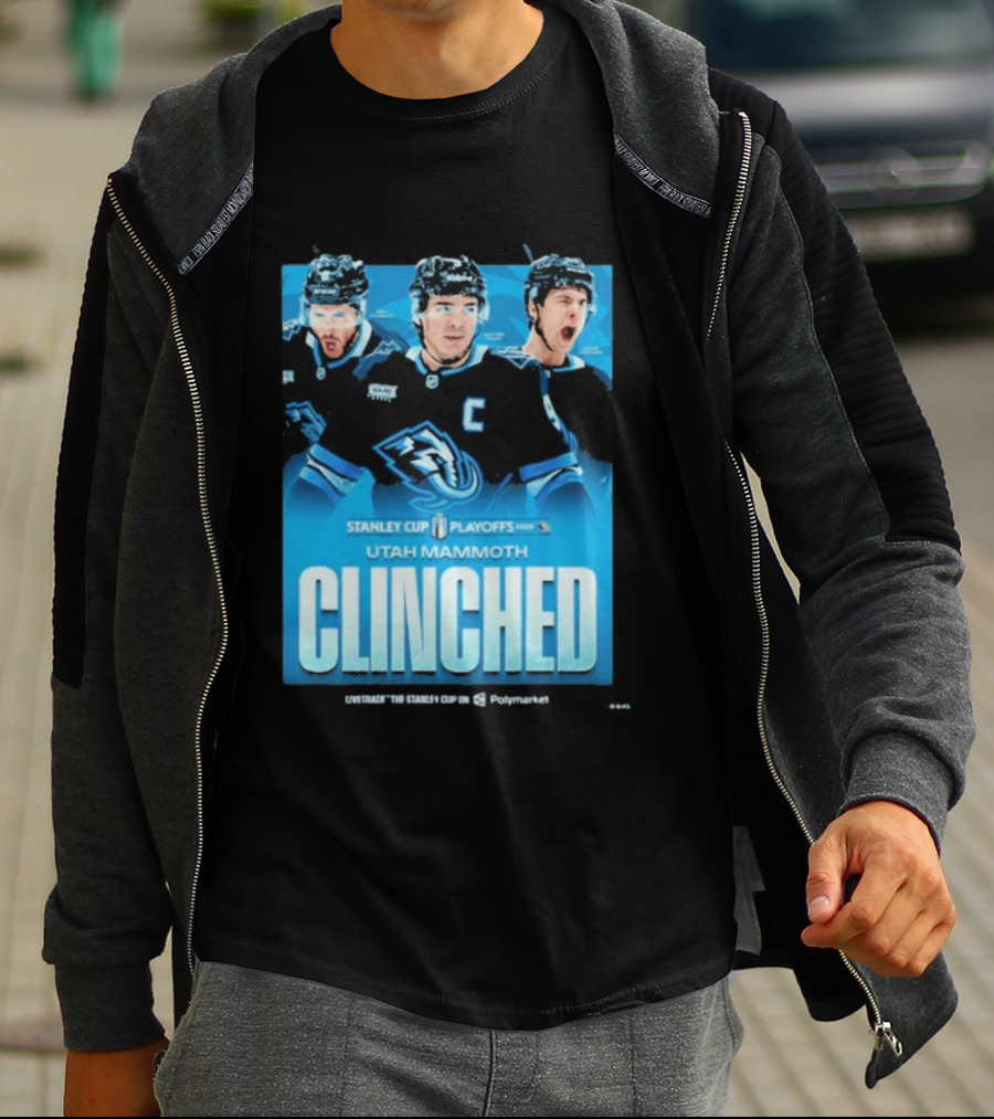 Utah Mammoth Clinched Stanley Cup Playoffs 2026 T-Shirt