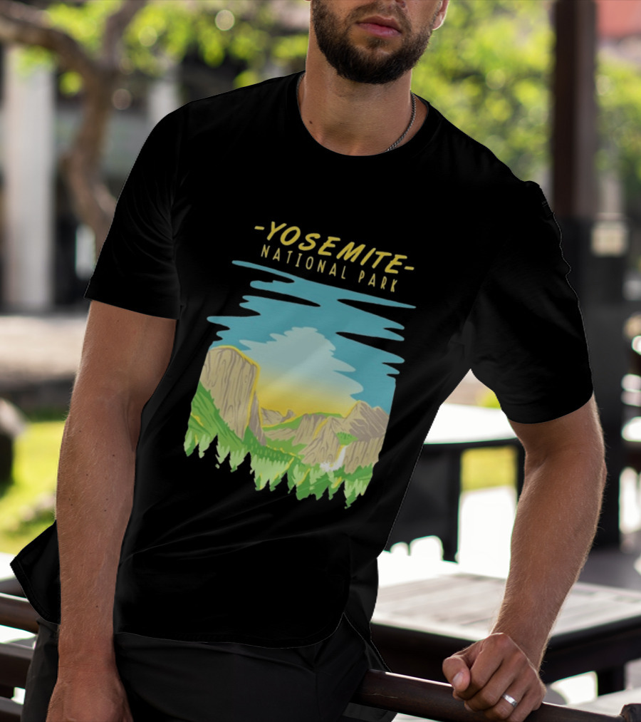 Yosemite National Park Scenic Nature Vista T-Shirt