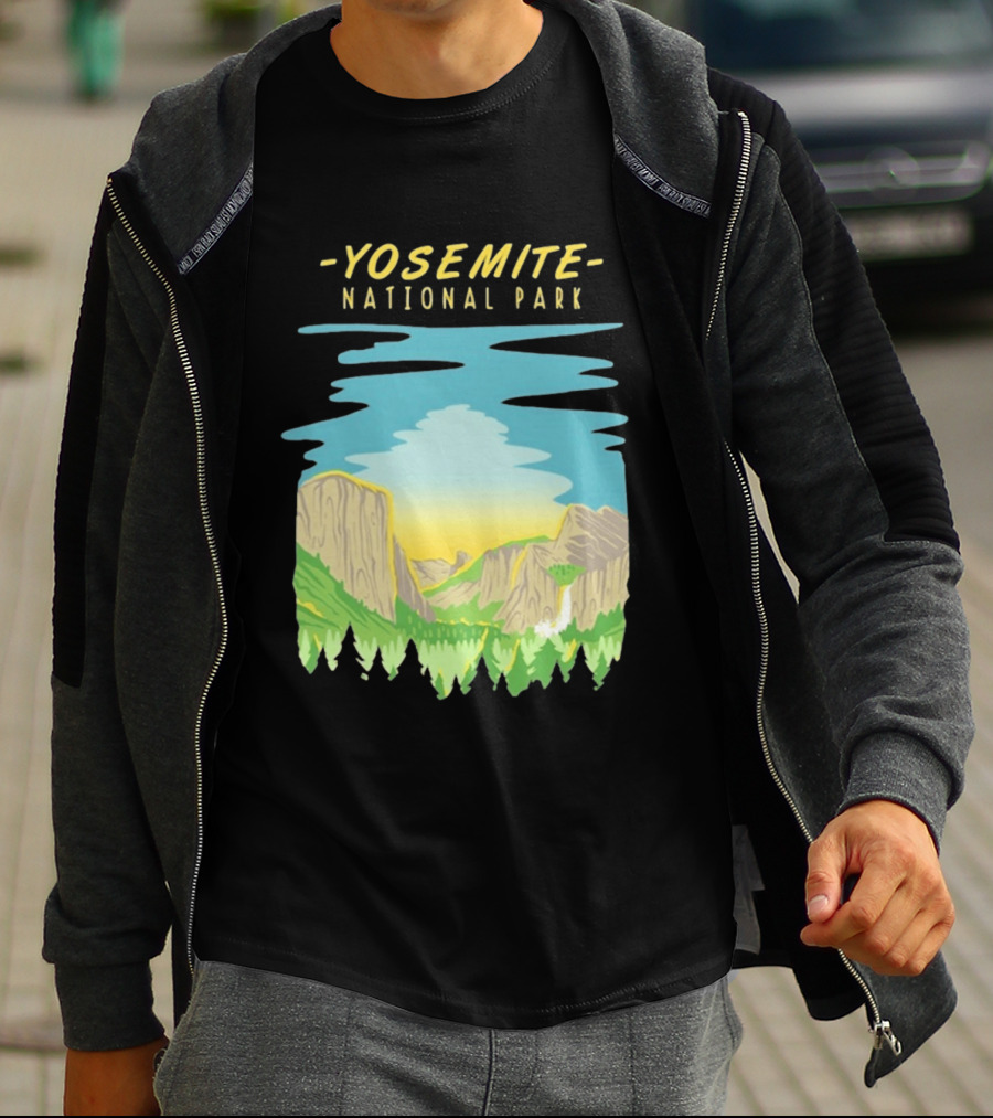 Yosemite National Park Scenic Nature Vista T-Shirt