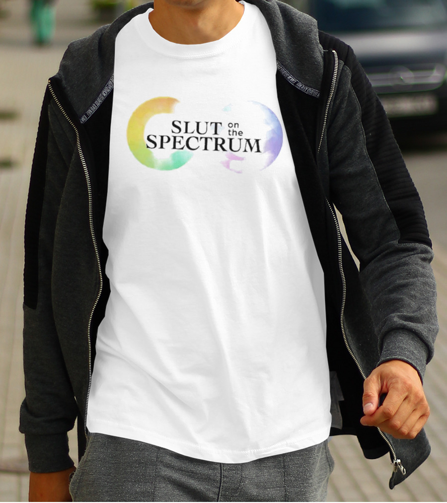 Slut On The Spectrum Pastel Watercolor T-Shirt