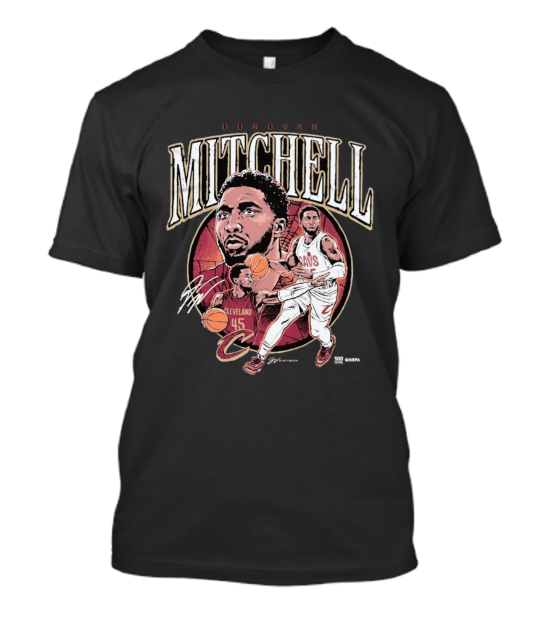 Donovan Mitchell Cleveland Cavaliers Basketball Sports T-Shirt