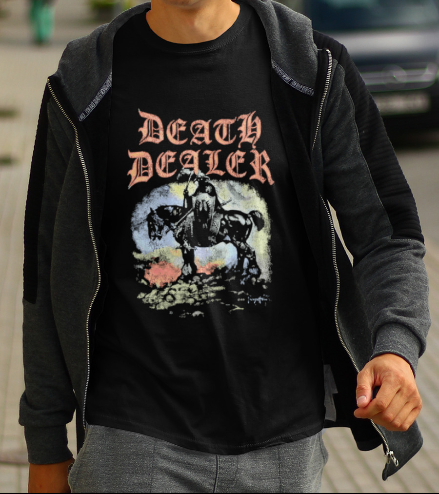 Frazetta Death Dealer Warrior Horseman T-Shirt