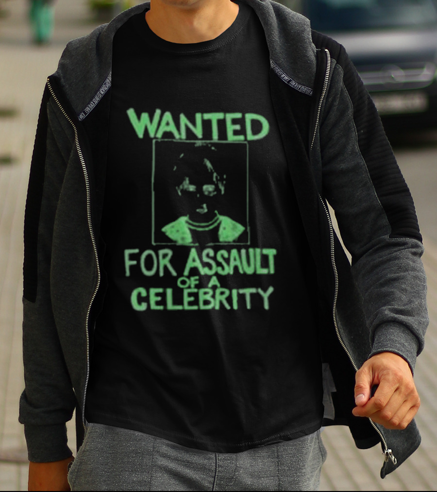 Wanted The Wanted For Assault Of A Celebrity T-Shirt