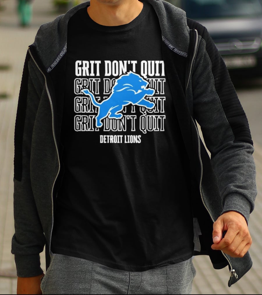 Grit Don’t Quit Detroit Lions Classic T-Shirt