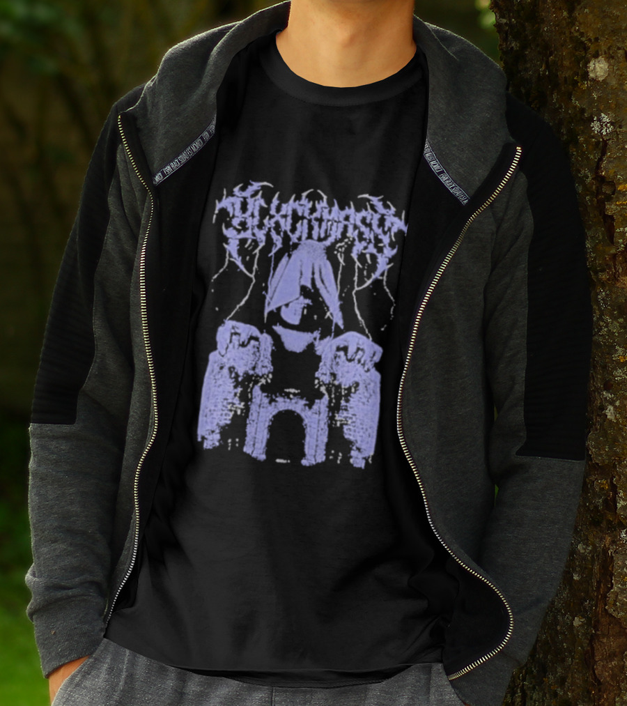 Blxckmass Necromancer Oversized Gothic Spellbinding Aesthetic T-Shirt
