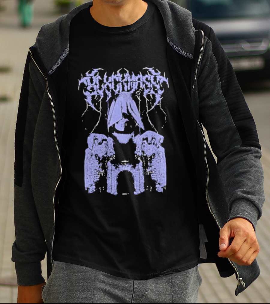 Blxckmass Necromancer Oversized Gothic Spellbinding Aesthetic T-Shirt