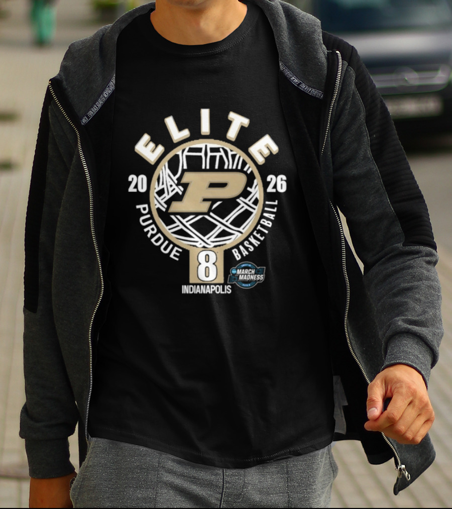 Purdue Boilermakers Elite Eight 2026 NCAA Basketball March Madness Indianapolis T-Shirt