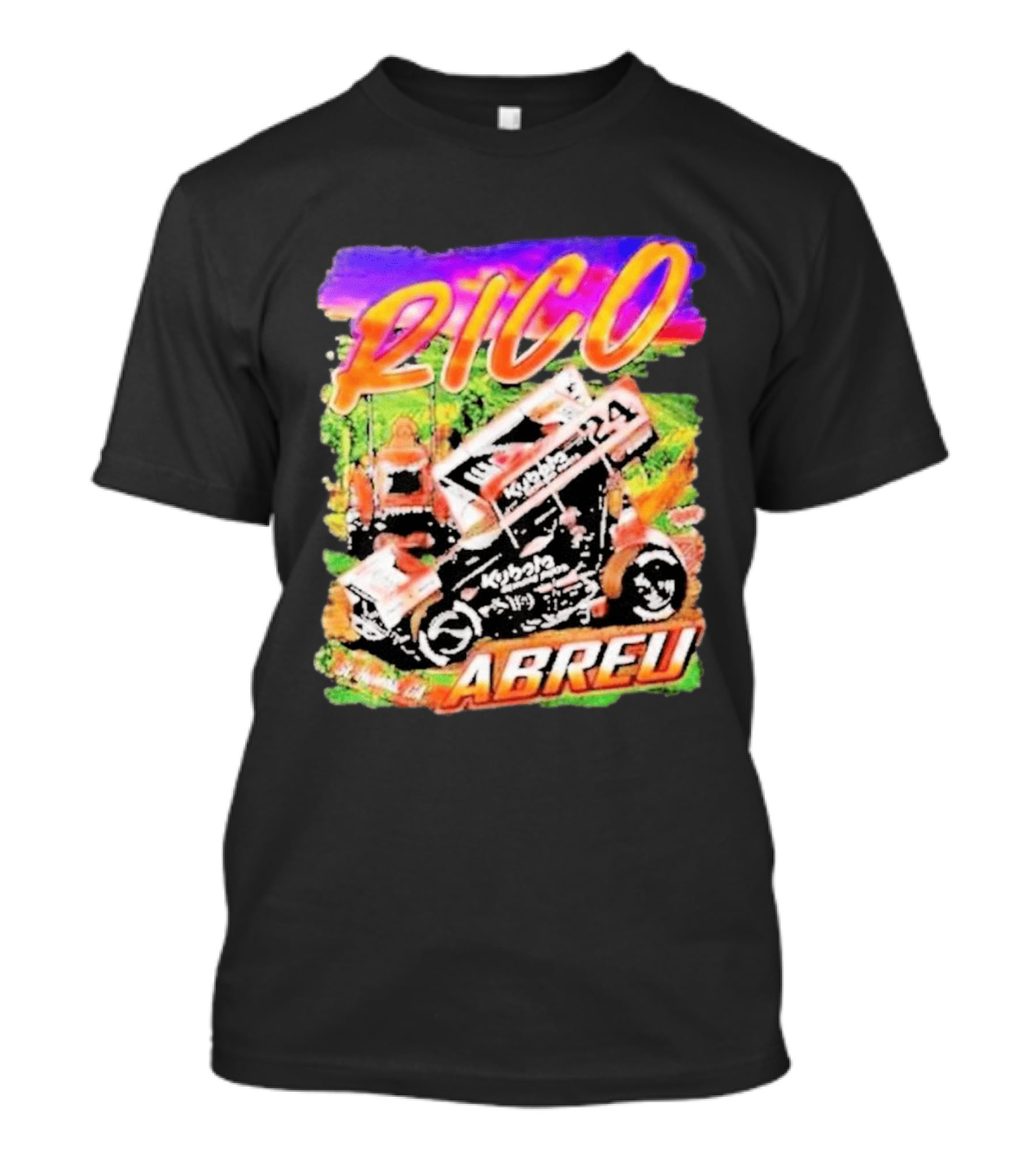 Rico Abreu Kubota 24 Racing Car T-Shirt