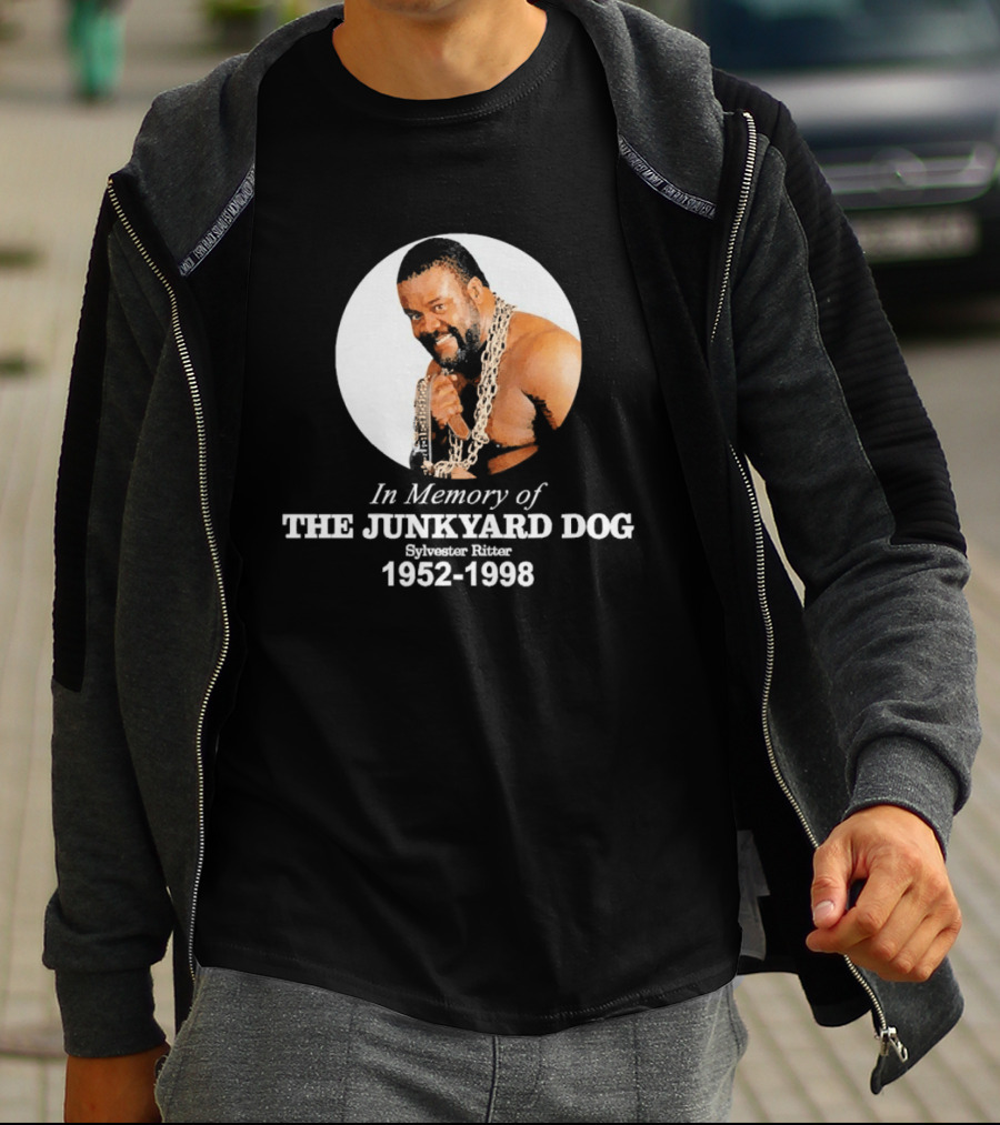 WWE In Memory Of The Junkyard Dog Sylvester Ritter 1952 1998 T-Shirt