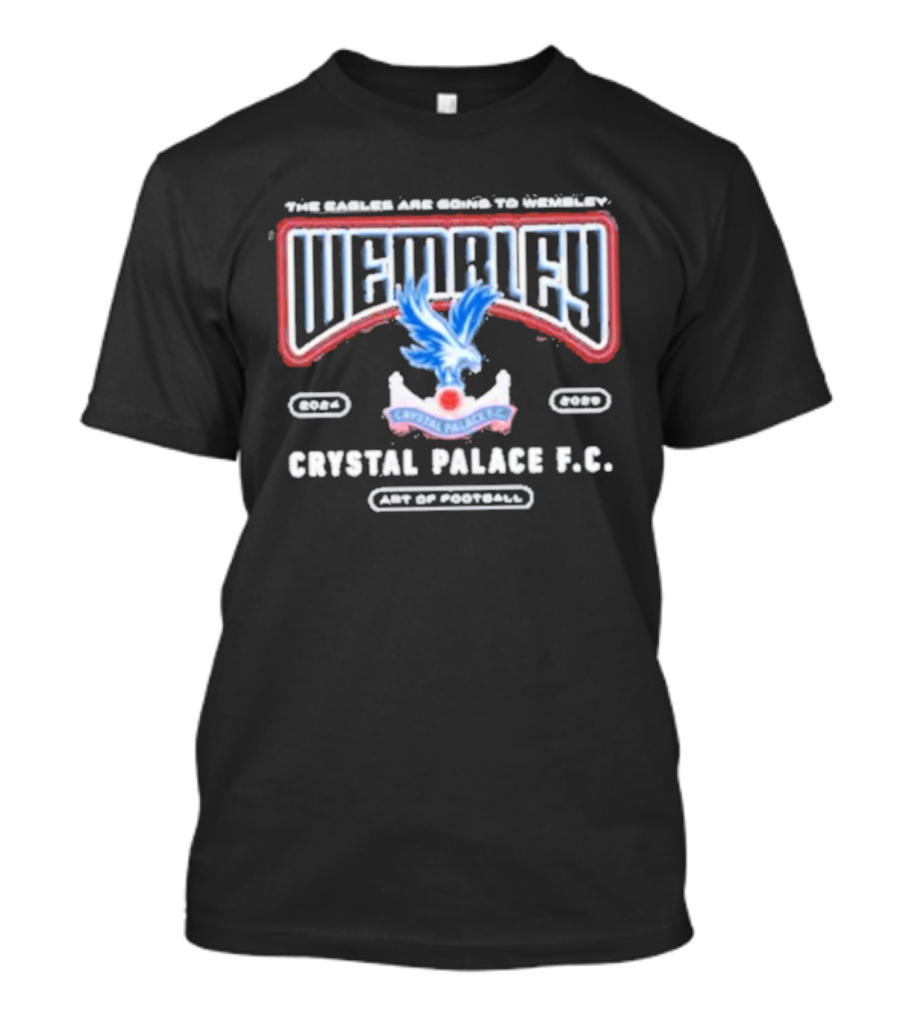 Wembley Crystal Palace F.C. Pride Of South London Eagle Crest T-Shirt