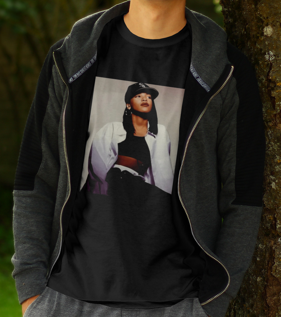 Sacai Aaliyah Black Cap White Sox T-Shirt