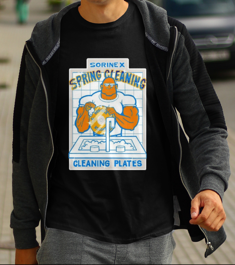 SORINEX Spring Cleaning Cleaning Plates T-Shirt