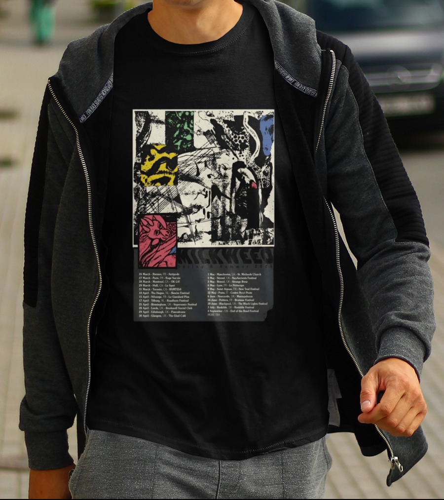 Milkweed Spring Summer Tour 2026 Rennes Paris Montpellier Stroud Bristol 28 March 29 June T-Shirt