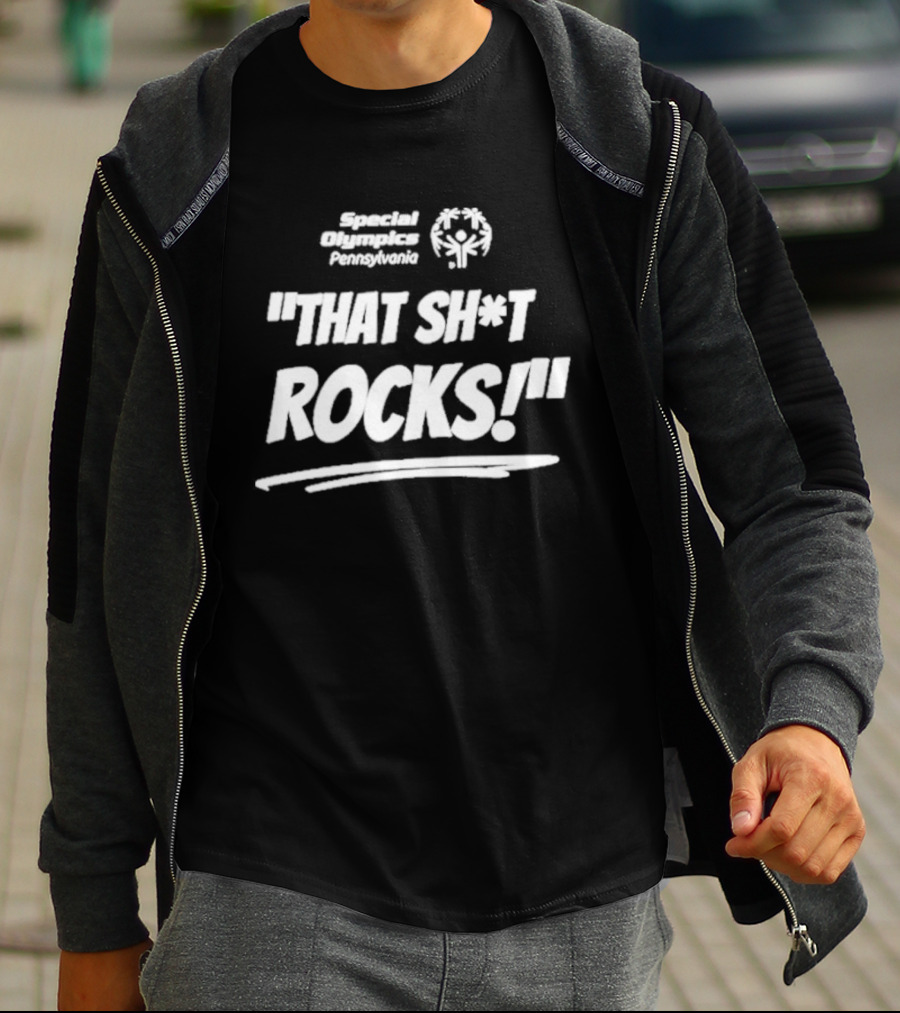 Special Olympics Pennsylvania That Shit Rocks T-Shirt