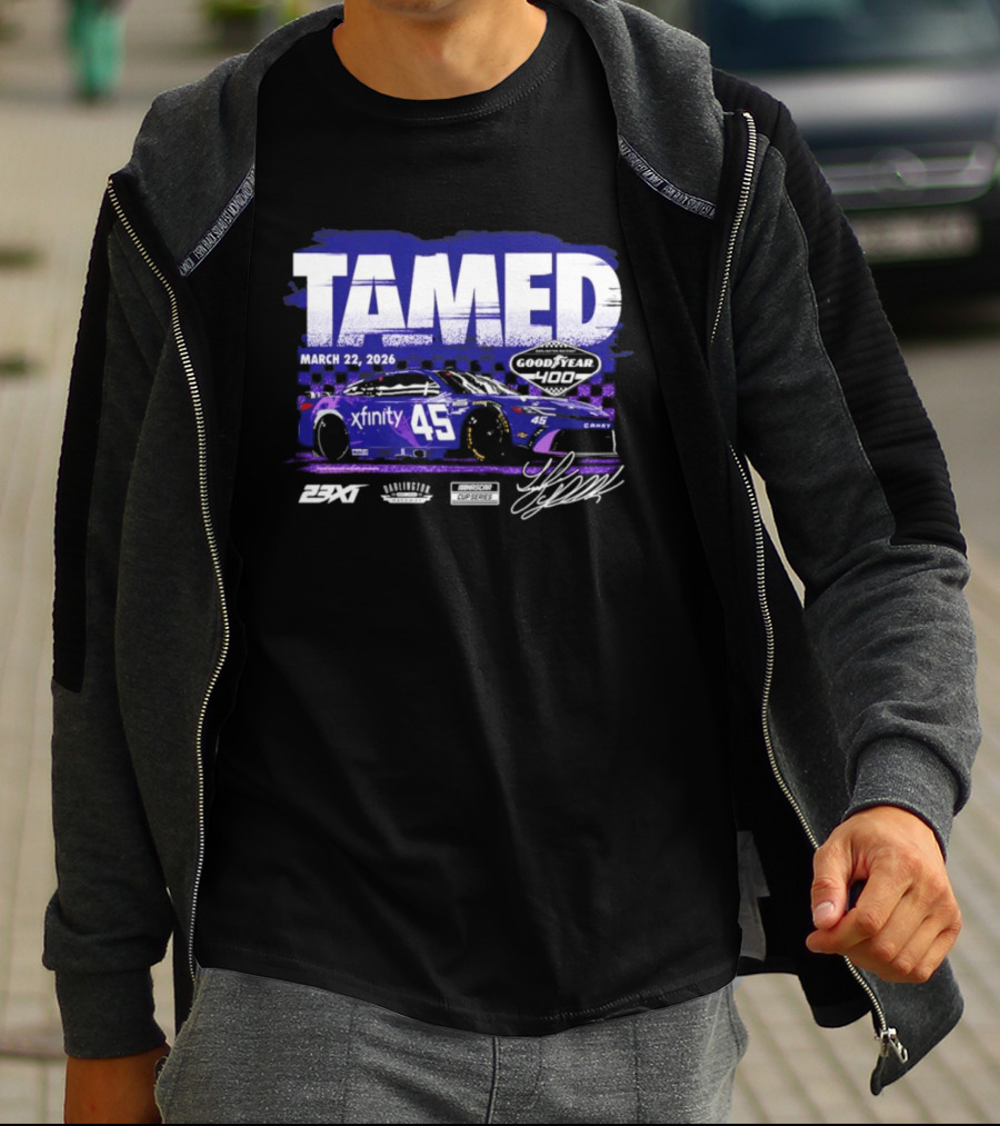 Tamed March 22 2026 Xfinity 45 Goodyear 400 Race Winner Tyler Reddick 23XI Racing T-Shirt