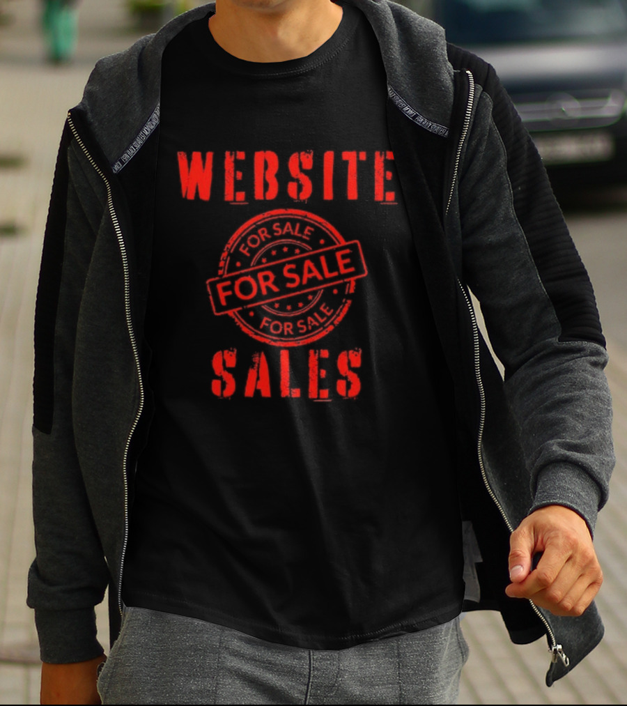 Website Sales For Sale Online Promotion T-Shirt