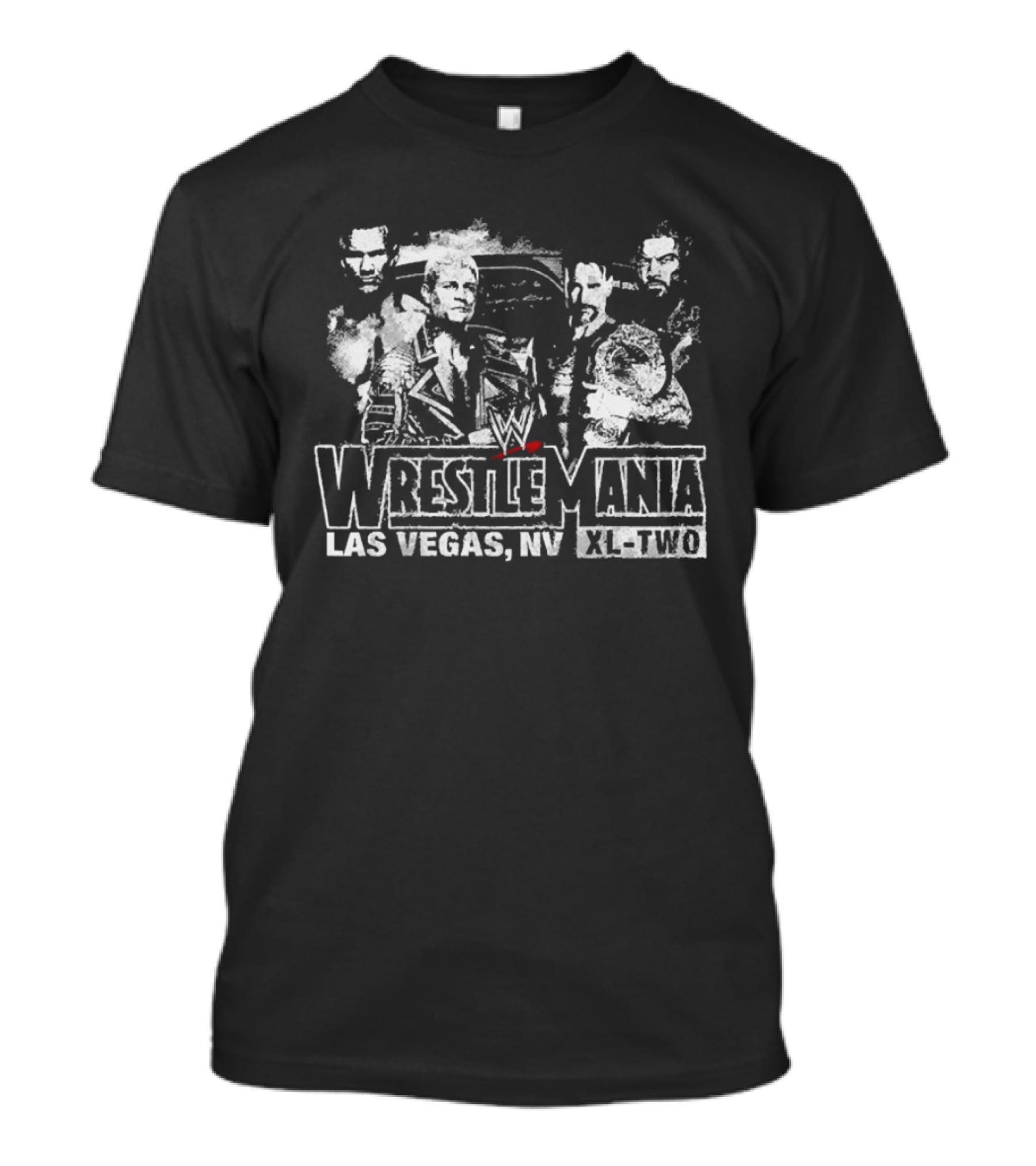 WrestleMania Las Vegas NV XL Two WWE Legends T-Shirt