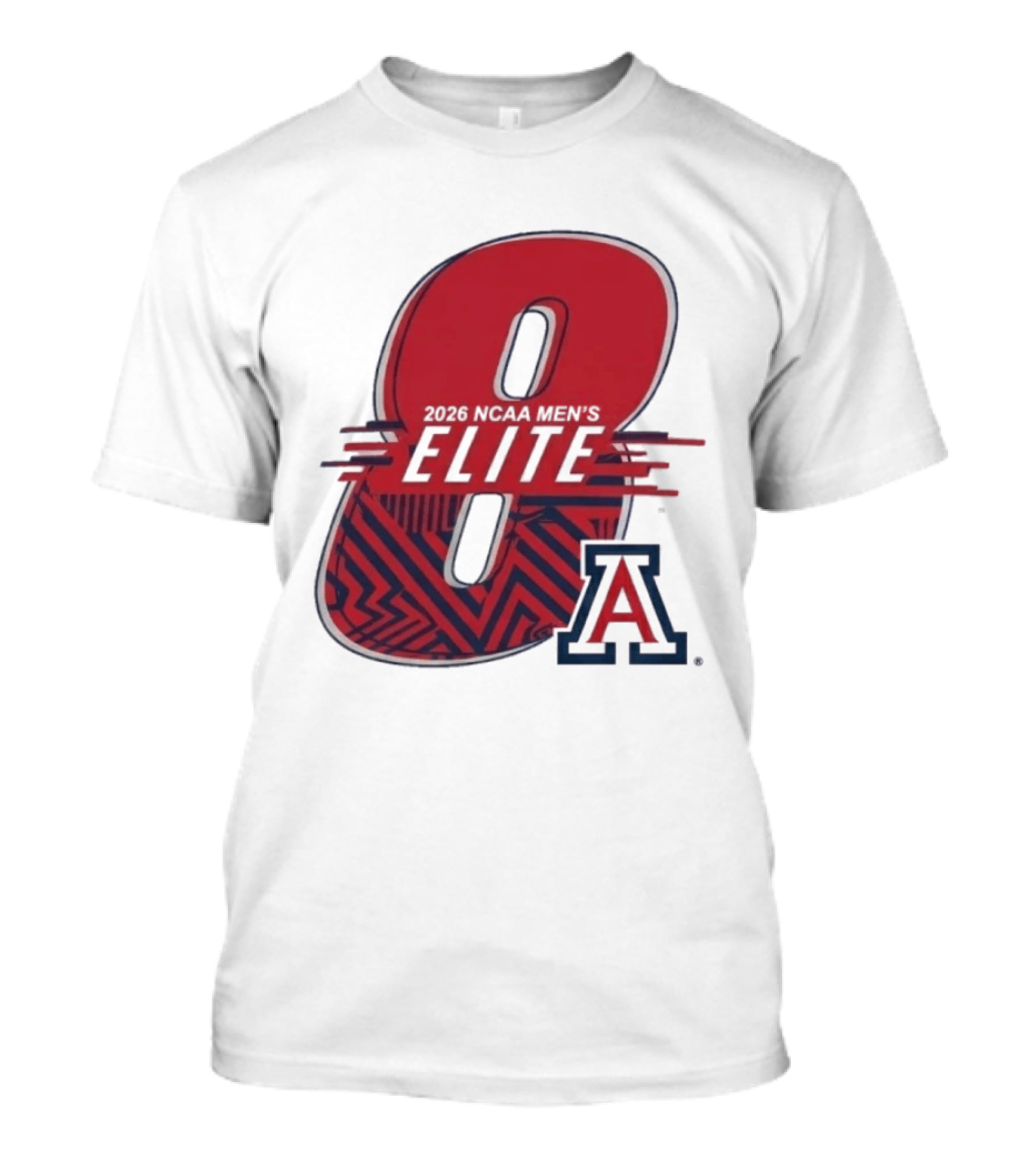 2026 NCAA Men's Elite 8 Arizona Wildcats Basketball T-Shirt