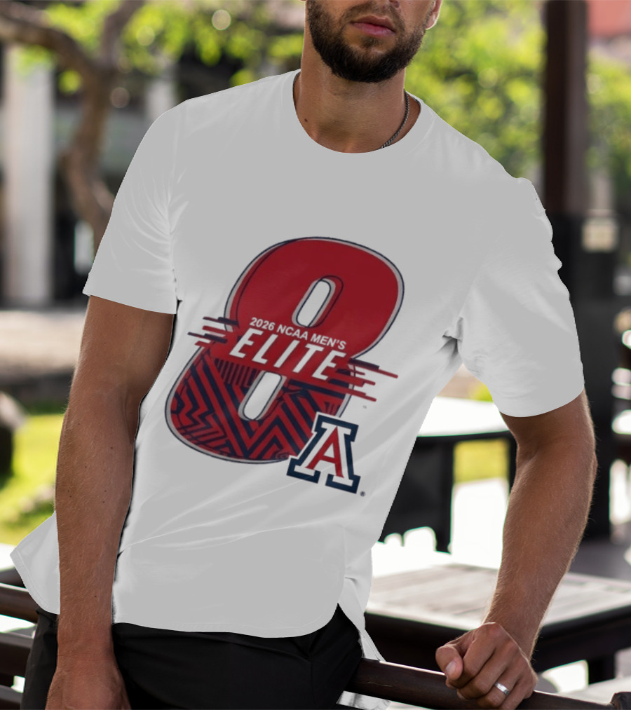 2026 NCAA Men's Elite 8 Arizona Wildcats Basketball T-Shirt