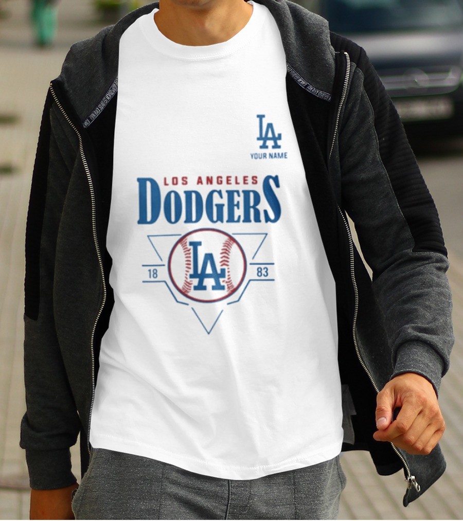 Los Angeles Dodgers 1903 Your Name LA Baseball T-Shirt