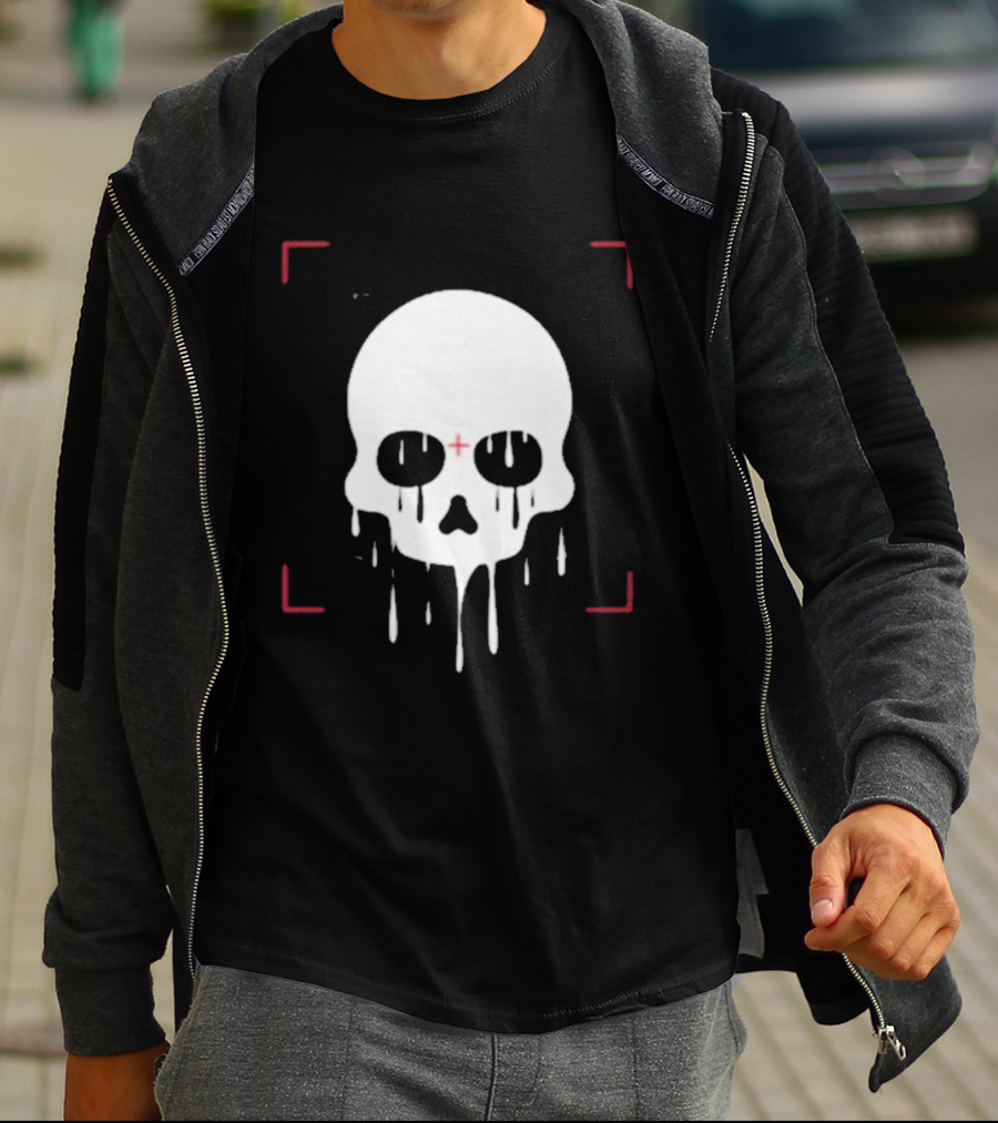 Blast Cs Dripping Skull Target T-Shirt