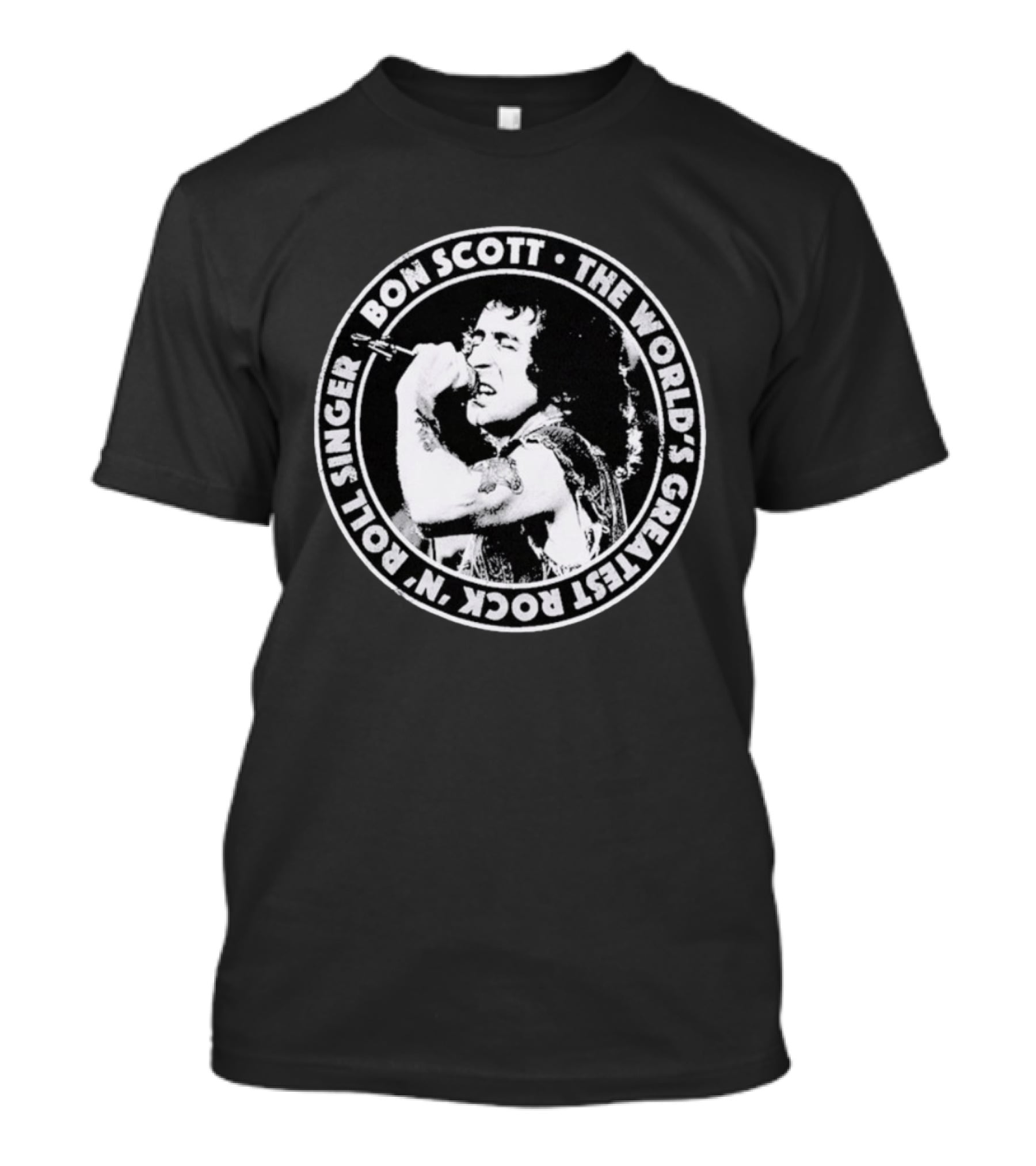 Bon Scott World's Greatest Rock N Roll Singer T-Shirt